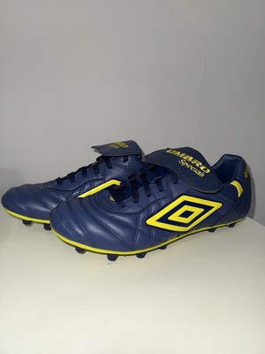 Umbro Speciali Pro 24 FG Soccer Cleats- Navy/Yellow Sz 7M | UK6 Euro40 Mens Size 10.5 Navy Blue/Yellow Umbro Speciali Pro 24 FG  main image 4