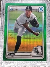 Adisyn Coffey 2020 1st Bowman Draft Chrome Green Refractor 40/99 #BD-87 Chisox 