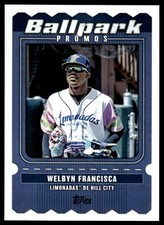 Welbyn Francisca 2025 Topps Pro Debut #BP-11 Ballpark Promos Lynchburg Hillcats