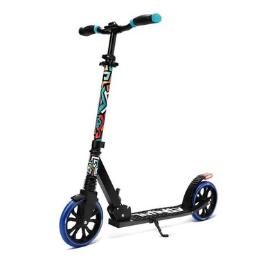 SereneLife Adjustable Kick Scooter   High Impact Wheels, Lightweight, Foldable