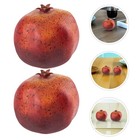 6 Stück Simulation lebensechter Granatäpfel: Gefälschte realistische