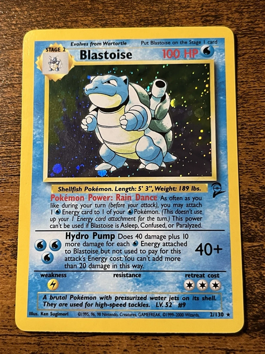 Blastoise Pokmon TCG Base Set 2 Individual Collectible Card Game Cards for  sale - eBay