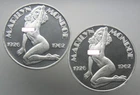 2 x 1 oz  .999 Fine Silver Round Marilyn Monroe “The Silver Stars” Proof-Like