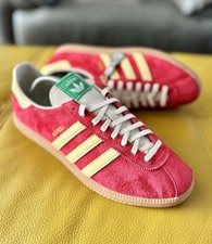 ❤️adidas Originals Napoli Pizza Pack Retro Trainers Red Yellow Green UK 10❤️