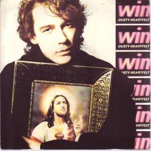 Win Dusty Heartfelt 7"" vinyl UK Virgin 1989 Pic sleeve VS1178