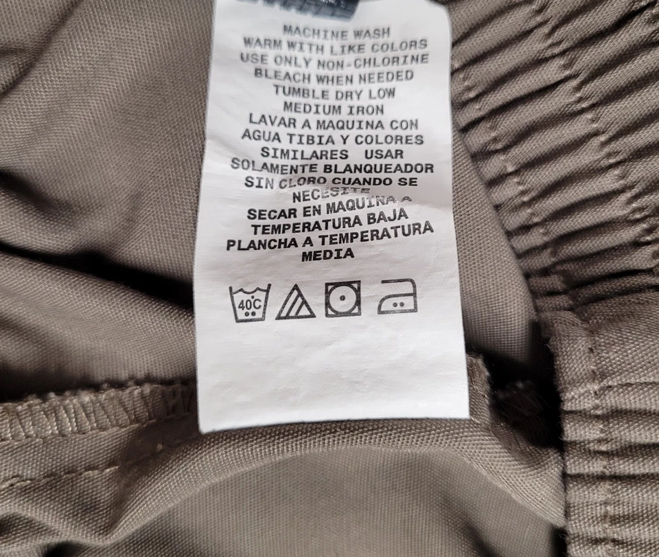 Pantalones Médicos Cherokee Workwear (M) Tostados Bolsillos Cintura Elástica Foto 4 de 4