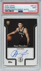 EGOR DEMIN 2025 TOPPS ROOKIE PHOTO SHOOT AUTO RC BROOKLYN NETS PSA 9