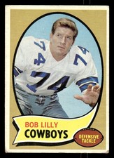 1970 TOPPS BOB LILLY 87 VG FOOTBALL DALLAS COWBOYS