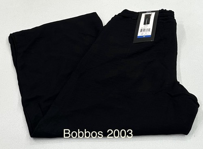 #ad #ad DKNY Women#x27;s Pull On Drawstring Ankle Pants Black Size 10 $13.45