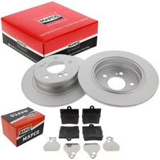MAPCO BREMSSCHEIBEN 278mm + BREMSBELÄGE HINTEN passend für MERCEDES 124 E-KLASSE
