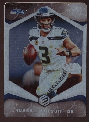 Russell Wilson 2018 Elements Printing Plate Serial #d 24/75 Seattle Seahawks