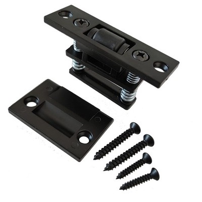 Solid Zinc Alloy Silent Door Roller Catch - Easy Install, Modern Style - 1 Pack