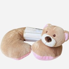 Kelly Baby Cream Pink Soft Bear Baby Travel Neck Pillow Kid's