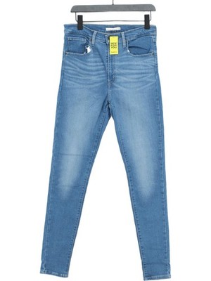 Levi s Damen Jeans W 30 in blau Baumwolle mit Polyester, Elasthan Skinny