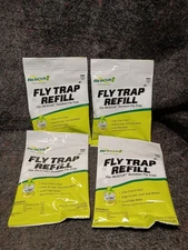 4 RESCUE Outdoor Non-Toxic Reusable Fly Trap Attractant Refill: Eco-Friendly