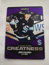 2024-25 UD Synergy #CG-36 Jared McCann Cast For Greatness Metal Hockey Card