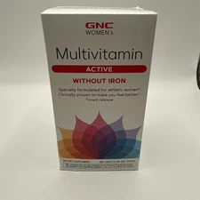 GNC Women's Multivitamin Active Without Iron - 180 Caplets