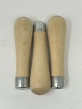 Qty.3  NOS Lutz Skroo-Zon T-4 Self Threading File Handles For 6" Files 🇺🇸