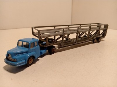 Norev tractor Unic ZU120 semi trailer car transport 1/87 VGC