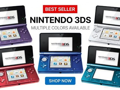 ニンテンドーDS 3DS ソフト　88個 Nintendo 3DS Handheld Gaming Console With SD 32G + AC (Open Box