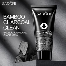 Sadoer Anti Blackhead Pore Strip Bamboo Charcoal Peel Off  Nose Face Mask 60g UK