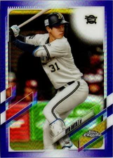 2021 Topps Chrome NPB Ryo Ohta Purple Refractor /299 Orix Buffaloes Card SP