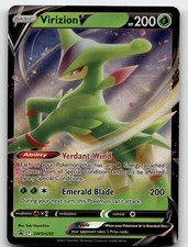 virizion v pokemon card value Pokmon PS 200 Promotional + Giant Card + Keldeo Card The shipment of Products in perfect condition is obviously guaranteed Virizion (17/98) [Emerging Powers] 