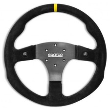 Sparco R330b Suede Steering Wheel With 2 Push Buttons Motorsport Racing Rally Sparco R330b Suede Steering Wheel With 2 Push Buttons Motorsport Racing Rally