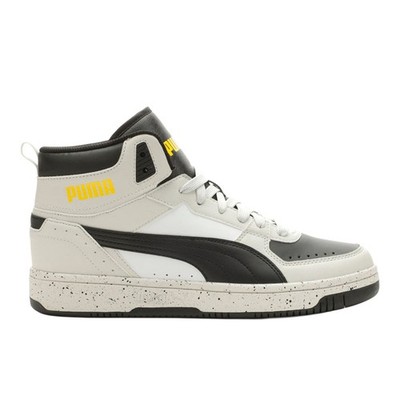PUMA Rebound Joy Speckle High Top  Mens Off White Sneakers Casual Shoes 39519402