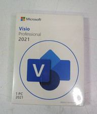 Microsoft Visio Professional 2021 Retail Physical Box Sealed Card 1 PC