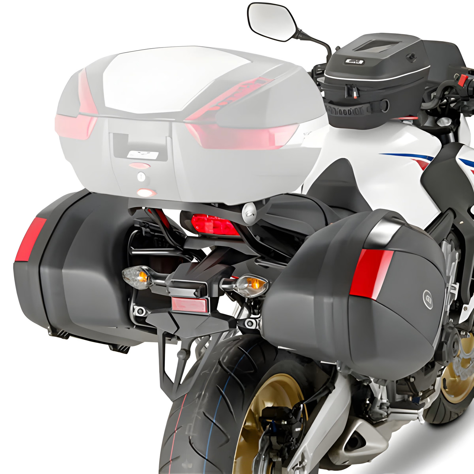 GIVI B47 BLADE TOP BOX + Honda CBR650F 2015 1137FZ Monorack FREE M5M plate NEW - Image 3