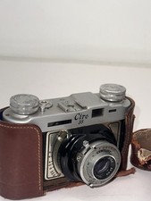 Vintage Graflex Ciro 35 Camera 35mm With Leather Case Untested