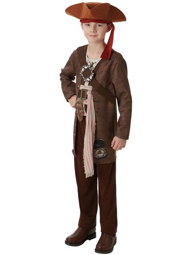 Rubie's Jungen Disney Fluch der Karibik Jack Sparrow Kostüm Karneval 640193 - Bild 1 von 3