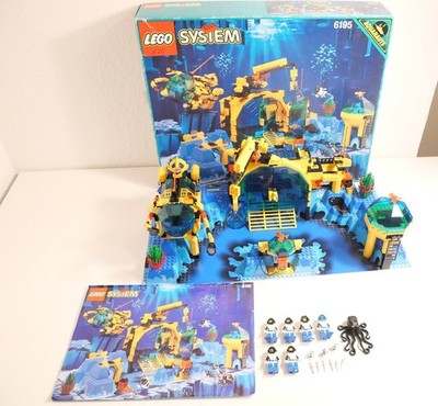 Lego  Aquazone 6195 - Neptune Discovery Lab inkl. Box und OBA 100% komplett