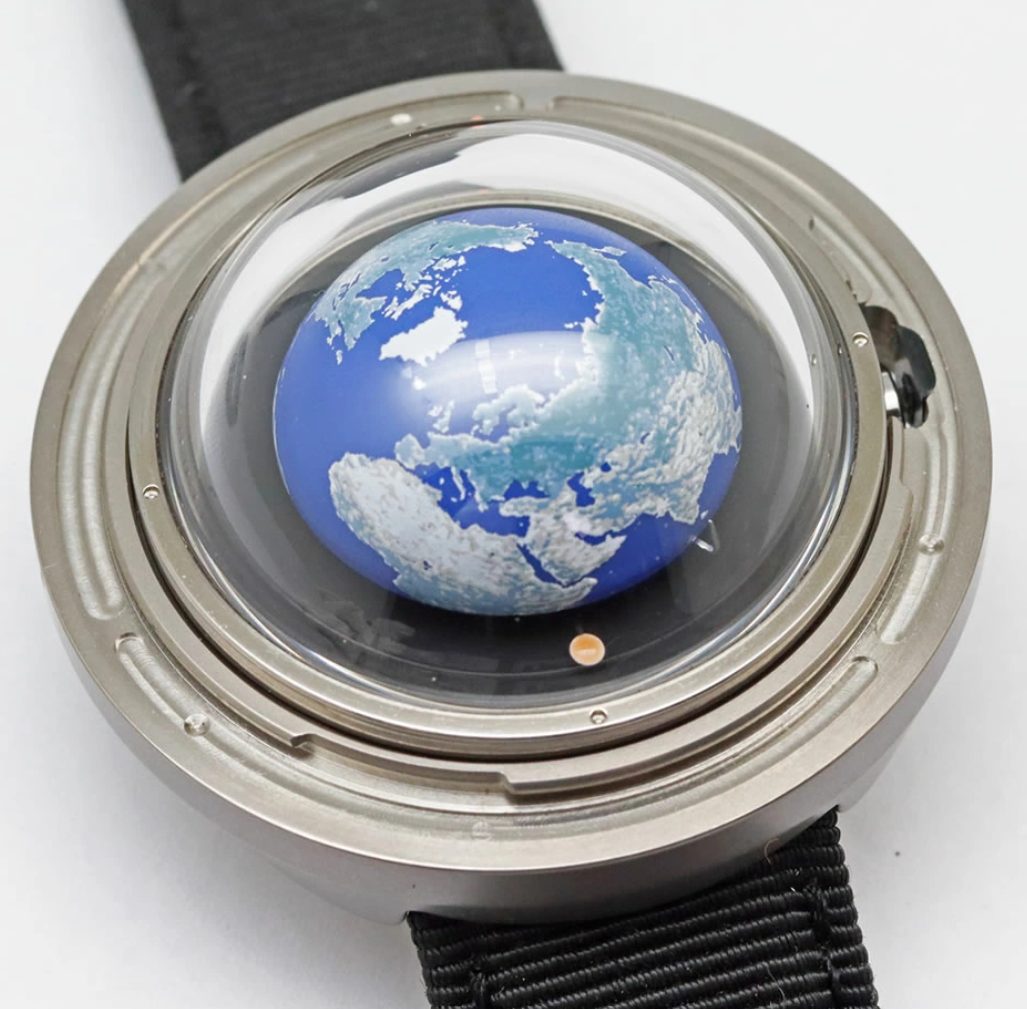 地球時計 THINK THE EARTH wn-1  made by SEIKO SEIKO Think The Earth WN-1 Globe Watch Earth World Time Quartz