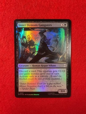 Inner Demons Gangsters - Foil - Marvel's Spider Man - Magic the Gathering - MTG