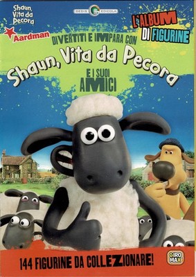 Giromax / GEDIS Edicola ''Shaun, Vita da Pecora '' Leeralbum Italienisch 2014