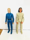 Marx Johnny West 1968 General Custer & Geronimo 12in Figures Fair Shape Read