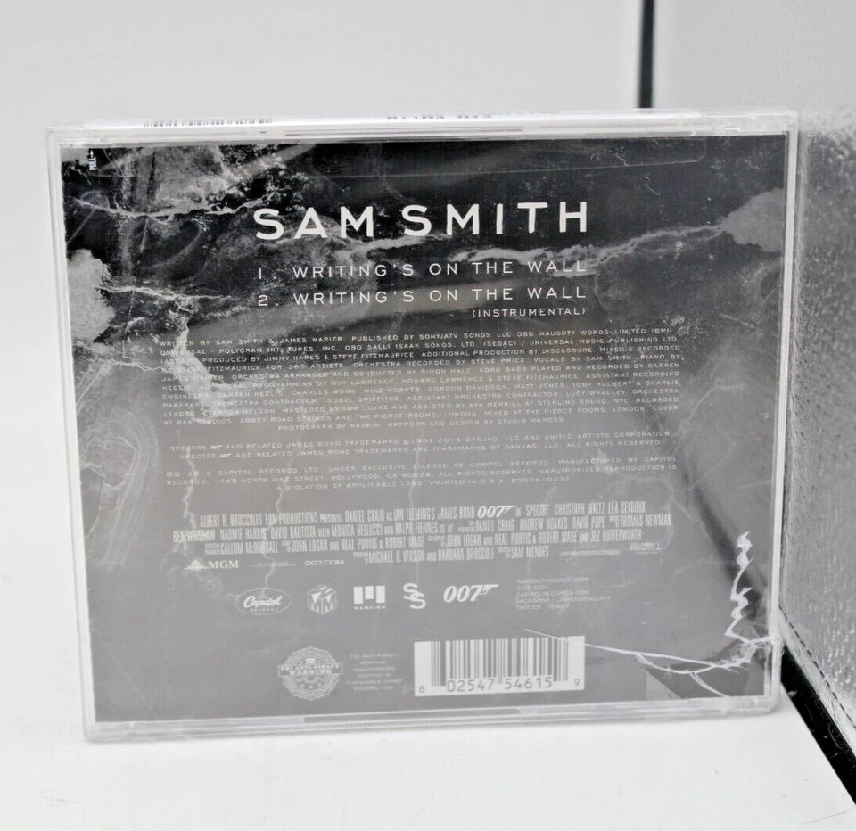 Sam Smith - Writing on the Wall (CD) - NEW (Seal & case damage) Foto 2 de 4