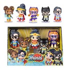 DC Super Hero Girls 3" Mini Dolls Hero Multipack, Includes Wonder Woman, Supe...