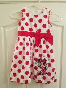 minnie polka dot dress