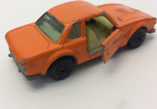 RARE VINTAGE MATCHBOX NO 45 BMW 3.0 CSL 1976 70s LINE RED BLACKWALL HOT 1 76 - Picture 5 of 12