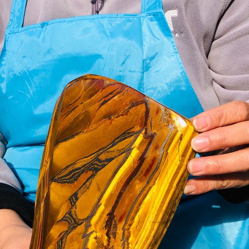 Pietra occhio di tigre naturale grande 4,88 libbre cristallo quarzo esemplare minerale guarigione - Foto 8 di 18