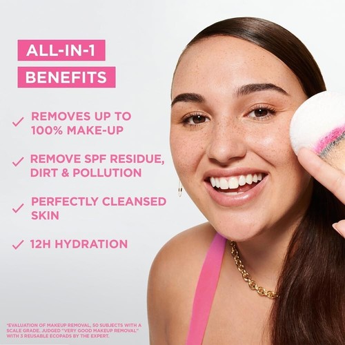 Garnier Micellar Cleansing Water For Sensitive Skin 700ml, Gentle Face Cleanser - Picture 10 of 12