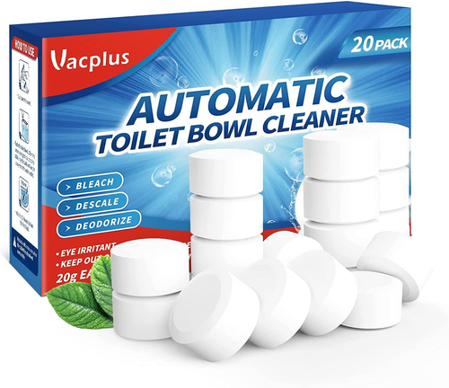Toilet Bowl Cleaner Tablets 20 PACK, Automatic Cleaners with Bleach, Slow-Releas - Picture 9 of 12