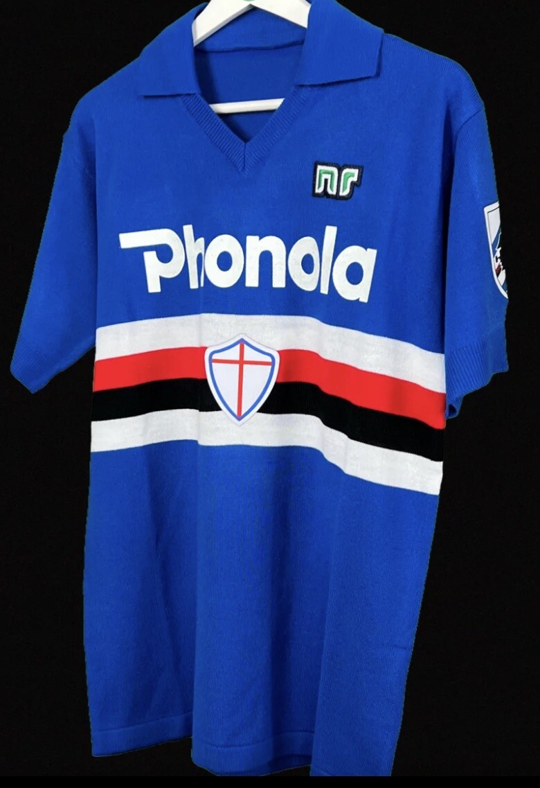 Maglia Sampdoria 86/87 N.10 - Roberto Mancini | eBay