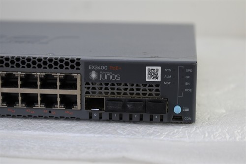 Juniper EX3400-48P 48-port 10/100/1000BaseT PoE+, 4 x 1/10G SFP/SFP+ 1x PSU - Photo 3/5