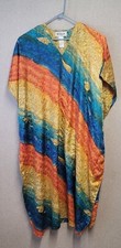 Winlar Womens Kaftan Nightgown One Size Fits Most Ocean Sea Beach Art 0291