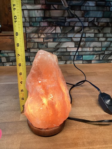 Neu - Himalaya-Leuchten ""The Original Salt Company"" orange/rosa natürliche Salzlampe - Bild 10 von 10