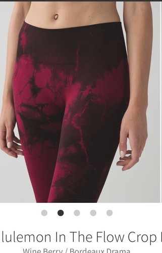 Lululemon Tye Tie Dye Leggings Crops 